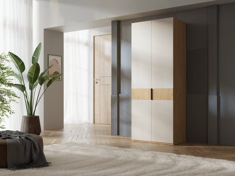Soreno Kleiderschrank in Frühlingseiche / Macadamia – Ansicht 3