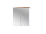 Badmöbel-Set Balvina Weiß 60 cm – Spiegelschrank Balvina Weiß 60 × 70 × 20 cm mit 2 Türen