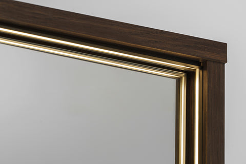 Spiegelschrank Dorella Ristretto Eiche 80 × 85 × 20 cm mit 2 Türen – Ansicht 5
