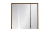 Spiegelschrank Hamvera Huton Eiche 80 × 75 × 16 cm mit 3 Türen – Ansicht 2