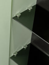 Spiegelschrank Sombrela Schilfgrün 80 × 78 × 19 cm mit 2 Türen, mit LED-Beleuchtung – Ansicht 6