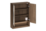 Spiegelschrank Violetta Walnuss Villa 60 × 76,8 × 18,8 cm mit 2 Türen – Ansicht 3