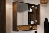Spiegelschrank Violetta Walnuss Villa 60 × 76,8 × 18,8 cm mit 2 Türen – Ansicht 6