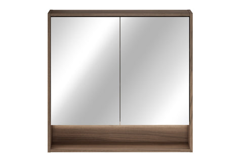 Spiegelschrank Violetta Walnuss Villa 80 × 76,8 × 18,8 cm mit 2 Türen – Ansicht 2