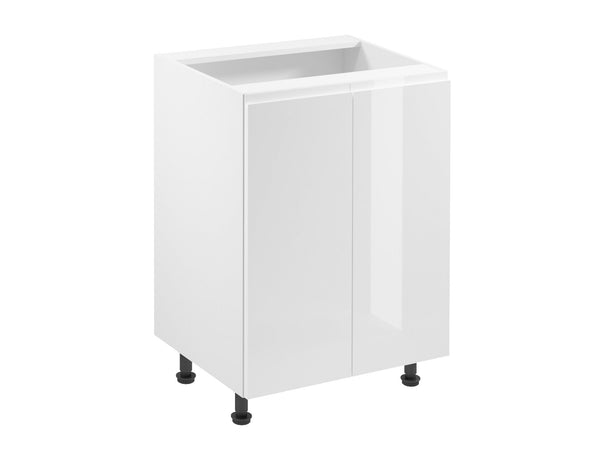 Unterschrank 60 cm – Velmora D60 Weiß/Hochglanz