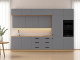 Küchenzeile K72-G360 R – Nexa Beige – Design und Komfort clever vereint