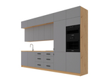 Küchenzeile K72-G360 R – Nexa Beige – Design und Komfort clever vereint
