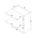 Hängeschrank W60GRF/2 – Morvex – Hochwertige Küchen Optik