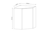 Eckhängeschrank 60 cm - Langen - Praktischer Eckhängeschrank für optimalen Stauraum. - ROYAL24_MARKT
