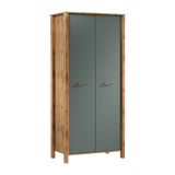 Velario Geräumiger Kleiderschrank 2-türig mit Kleiderstange und Einlegeboden – Stilvoll und Modern – Ansicht 5