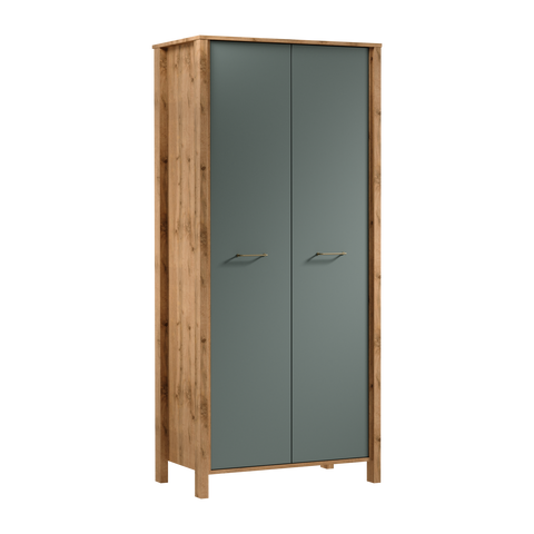 Velario Geräumiger Kleiderschrank 2-türig mit Kleiderstange und Einlegeboden – Stilvoll und Modern – Ansicht 5
