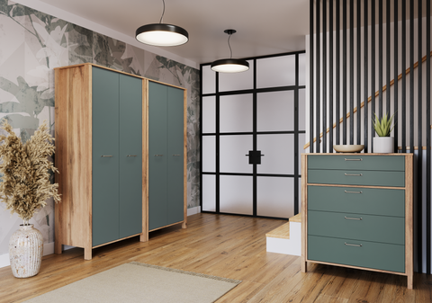 Velario Kommode Modern Stilvoll Geräumig – Sideboard mit 5 Schubladen – Ansicht 6