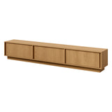Velor TV-Lowboard in Eiche Carmel