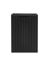 Waschbeckenunterschrank Ardena Schwarz matt / Innenseite Graphit 40 × 57 × 22 cm mit 1 Tür