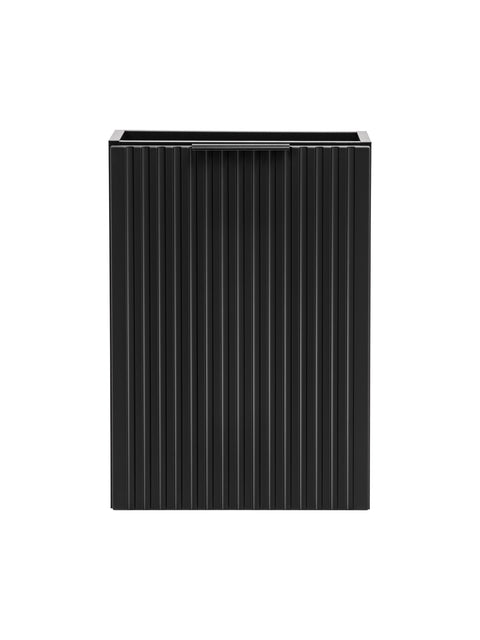 Waschbeckenunterschrank Ardena Schwarz matt / Innenseite Graphit 40 × 57 × 22 cm mit 1 Tür