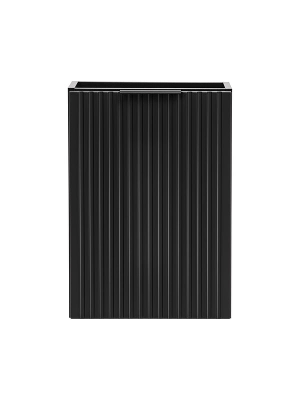 Waschbeckenunterschrank Ardena Schwarz matt / Innenseite Graphit 40 × 57 × 22 cm mit 1 Tür