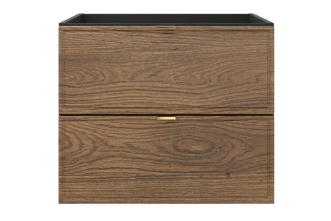 Waschbeckenunterschrank Talvera Casella Eiche 60 × 50 × 45,6 cm mit 2 Schubladen – Ansicht 2