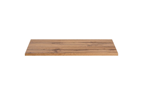 Badmöbel-Set Ardena Weiß 80 cm – Waschtischplatte Ardena Wotan Eiche 80,6 cm