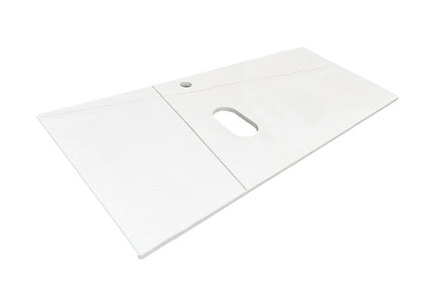Waschtischplatte Weiß 120 cm