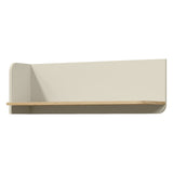 Yuki Wandregal 90 cm in Graubeige / Eiche geölt